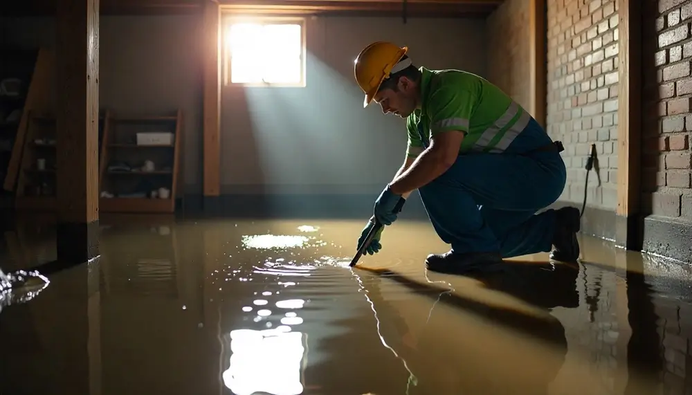 Professional water damage restoration services in Center Point, TX